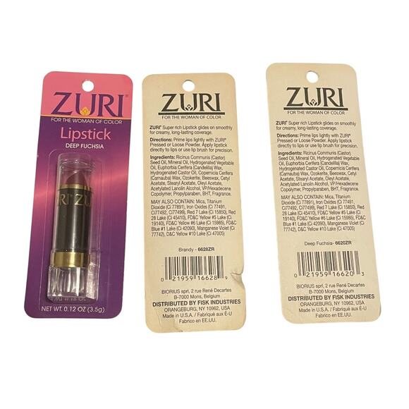 Bundle of ZURI Lipstick. Brandy & Deep Fuchsia - Picture 2 of 2